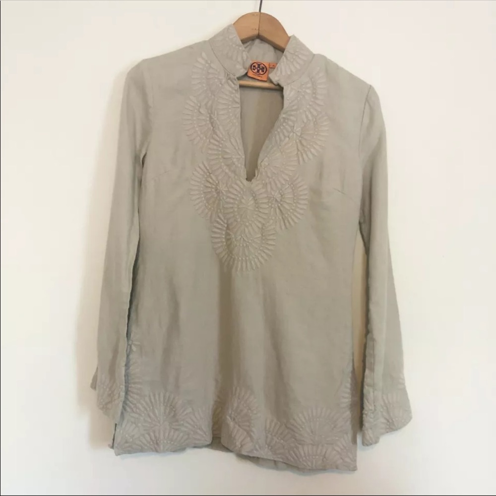 Tory Burch Linen Tunic